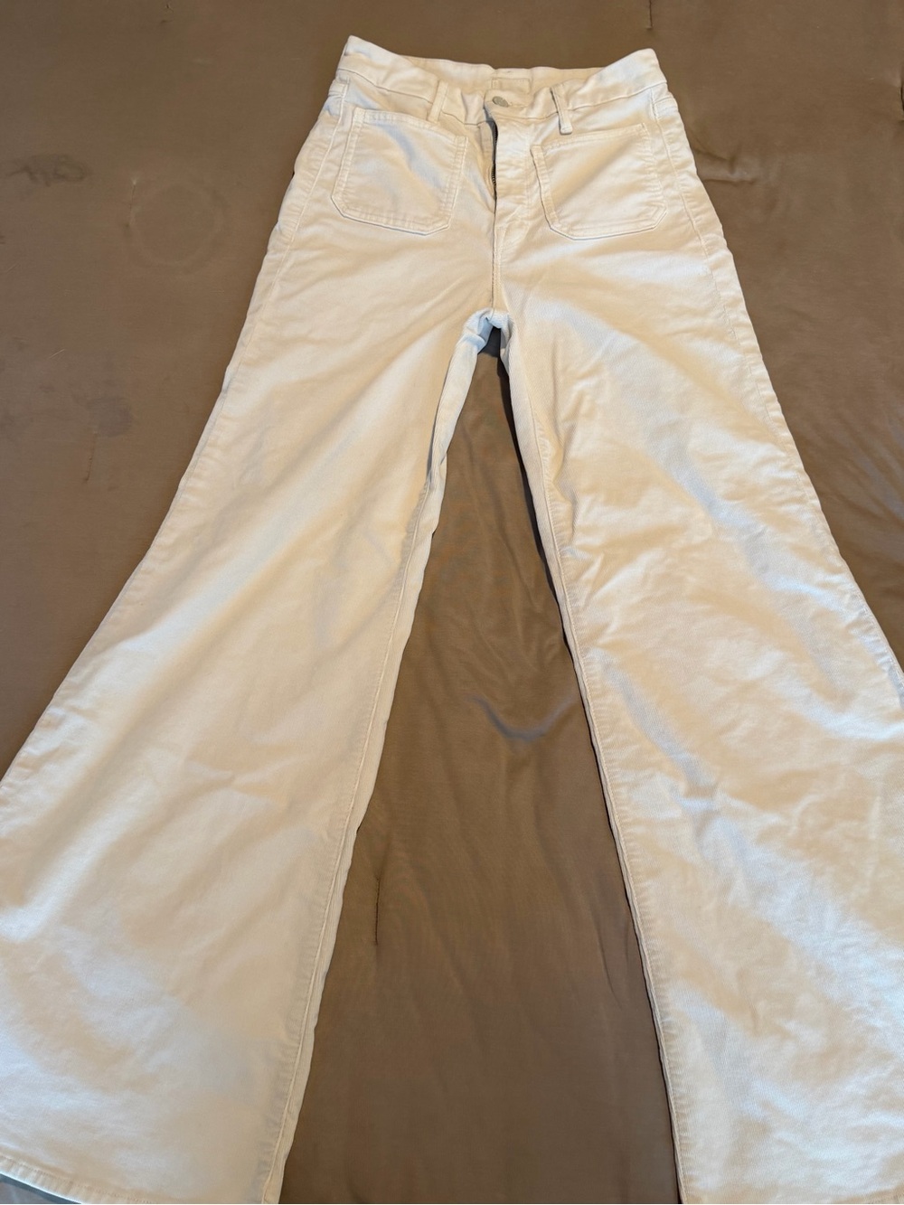 MOTHER The Patch Pocket Roller Skimp Corduroy Pants